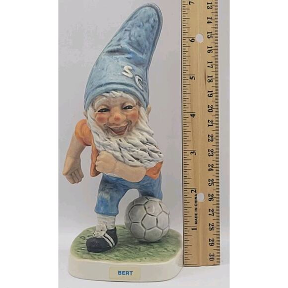 1975 Goebel Ceramic Gnome 1752518 Co-Boy Bert The Soccer Player W Germany VTG - Picture 7 of 9